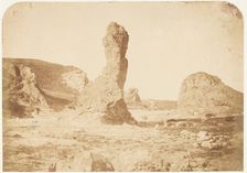 St. Andrews. The Spindle Rock, 1843-47. Creators: David Octavius Hill, Robert Adamson, Hill & Adamson