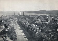 St. Andrews - View of the Town from College Church Tower 1895