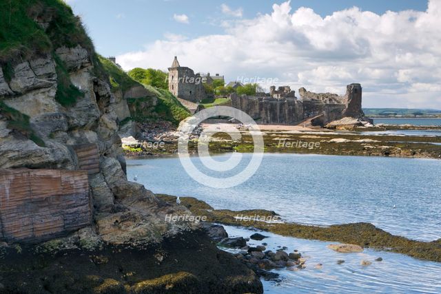St Andrews Castle, Fife, Scotland, 2009. Creator: Peter Thompson.