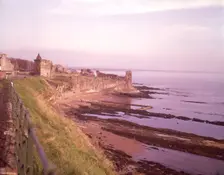 St Andrews Castle, Fife, Scotland, c1955. Creator: Arthur Charles Kirby Ware