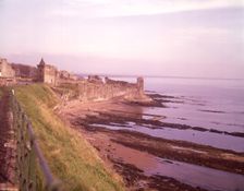 St Andrews Castle, Fife, Scotland, c1955. Creator: Arthur Charles Kirby Ware