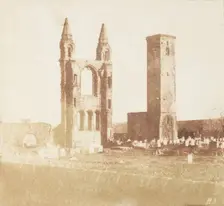 St. Andrews Cathedral, 1843-47. Creators: David Octavius Hill, Robert Adamson, Hill & Adamson