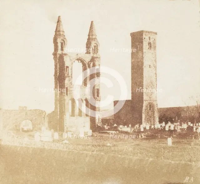 St. Andrews Cathedral, 1843-47. Creators: David Octavius Hill, Robert Adamson, Hill & Adamson.
