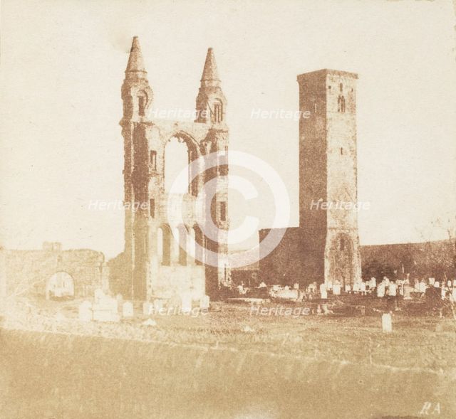 St. Andrews Cathedral, 1843-47. Creators: David Octavius Hill, Robert Adamson, Hill & Adamson.