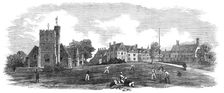 St. Andrew's Church and College, Bradfield, Berkshire, 1865. Creator: Unknown