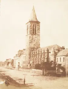 St. Andrews. College Church of St. Salvator, 1843-47. Creators: David Octavius Hill, Robert Adamson, Hill & Adamson