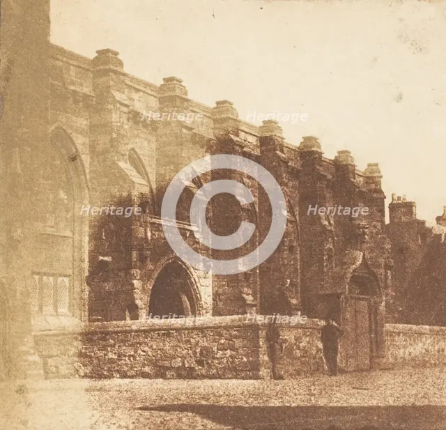 St. Andrews. College Church of St. Salvator, 1843-47. Creators: David Octavius Hill, Robert Adamson, Hill & Adamson.