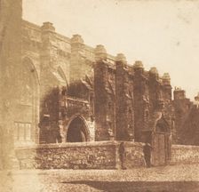 St. Andrews. College Church of St. Salvator, 1843-47. Creators: David Octavius Hill, Robert Adamson, Hill & Adamson