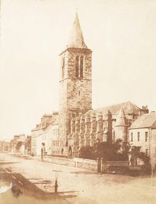 St. Andrews. College Church of St. Salvator, 1843-47. Creators: David Octavius Hill, Robert Adamson, Hill & Adamson