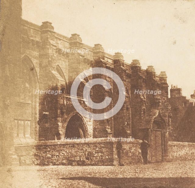 St. Andrews. College Church of St. Salvator, 1843-47. Creators: David Octavius Hill, Robert Adamson, Hill & Adamson.