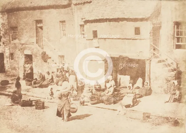 St. Andrews. North Street, Fishergate, 1843-47. Creators: David Octavius Hill, Robert Adamson, Hill & Adamson.