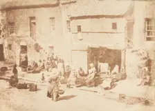 St. Andrews. North Street, Fishergate, 1843-47. Creators: David Octavius Hill, Robert Adamson, Hill & Adamson