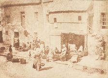 St. Andrews. North Street, Fishergate, 1843-47. Creators: David Octavius Hill, Robert Adamson, Hill & Adamson