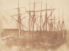 St. Andrews (?). Ships in the Harbor, 1843-47. Creators: David Octavius Hill, Robert Adamson, Hill & Adamson
