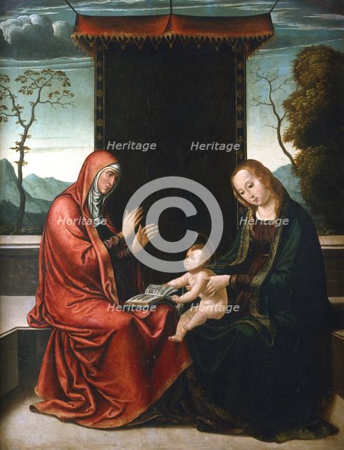 'St Anne, the Virgin and Child', c1520-1565. Artist: Juan de Borgona the Younger