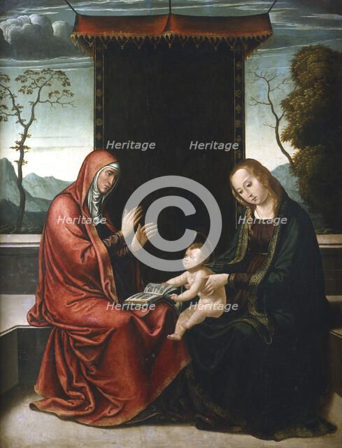 'St Anne, the Virgin and Child', c1520-1565. Artist: Juan de Borgona the Younger