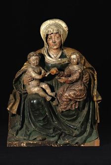 St Anne with the Virgin and Child, 1500-1550. Creator: Unknown