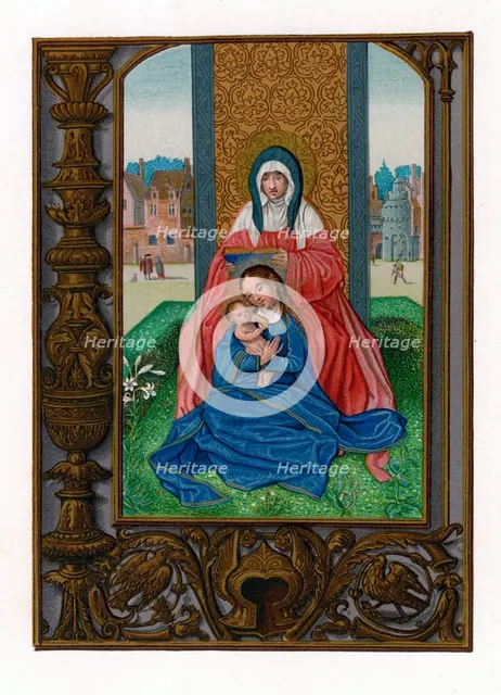 St Anne with the Virgin and child, 1516-1529. Artist: Unknown