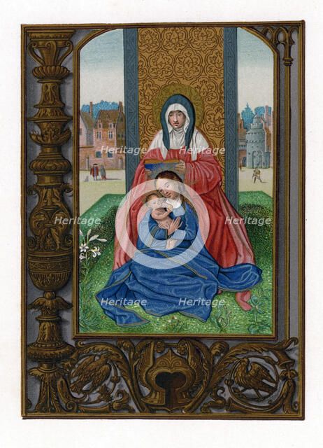 St Anne with the Virgin and child, 1516-1529. Artist: Unknown