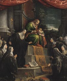 St Anne and the Infant St Mary. Creator: Leandro Bassano