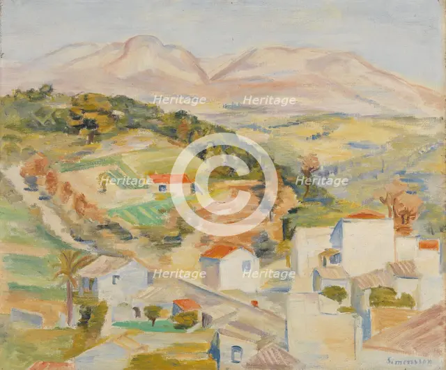 St.Anne, Provence, 1923. Creator: Birger Simonsson.