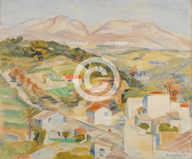 St.Anne, Provence, 1923. Creator: Birger Simonsson.