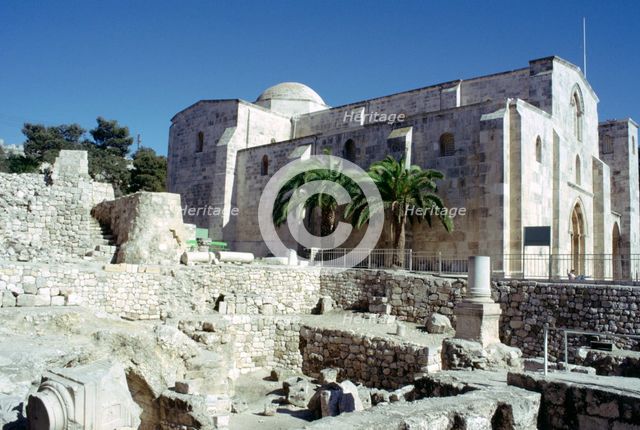 St Anne's Church, Jerusalem, Israel.  Creator: Vivienne Sharp.