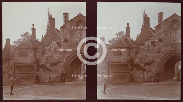 St Anne's Gate, The Close, Salisbury, Wiltshire, 1913. Creator: Walter Edward Zehetmayr.