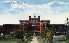 St Anne's Hospital, Chicago, Illinois, USA, 1908