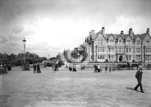 St Anne's Road West, St Anne's-on-Sea, Lancashire, 1890-1910. Artist: Unknown