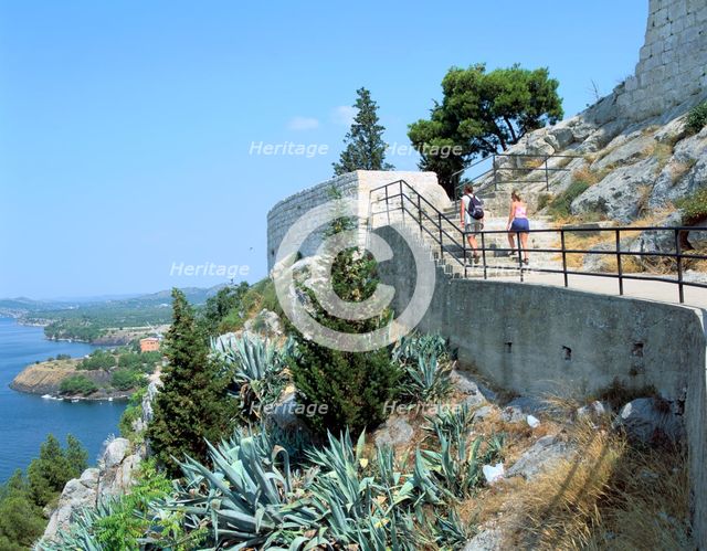 St Anne's Venetian Fortress, Sibenik, Croatia. Creator: Peter Thompson.