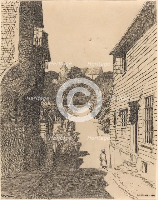 St. Anne's Church from Southover, 1903. Creator: Frederick Landseer Maur Griggs.