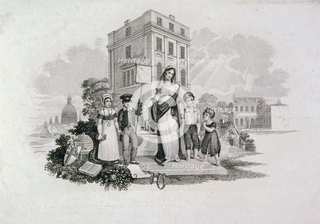 St Anne's Society School, London, c1810. Artist: Anon