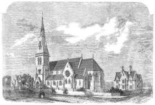 St. Ann's Church, Parsonage, and Schools, Hanger-Lane, Stamford-Hill, 1861. Creator: Unknown