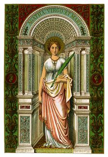 St Agatha, virgin and martyr, 1886