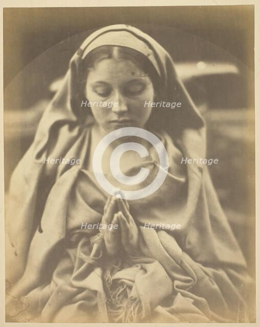 St. Agnes, 1864/65. Creator: Julia Margaret Cameron.