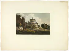 St. Agnes's Church, plate eight from the Ruins of Rome, published August 4, 1796. Creator: Matthew Dubourg