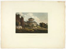 St. Agnes's Church, plate eight from the Ruins of Rome, published August 4, 1796. Creator: Matthew Dubourg