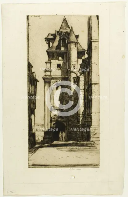St. Aignan, Chartres, 1916. Creator: David Young Cameron.