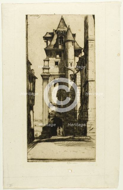 St. Aignan, Chartres, 1916. Creator: David Young Cameron.