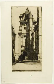 St. Aignan, Chartres, 1916. Creator: David Young Cameron