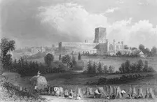 St. Alban's Abbey 1859. Artist: Henry Adlard