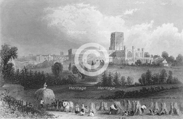 'St. Alban's Abbey', 1859. Artist: Henry Adlard.