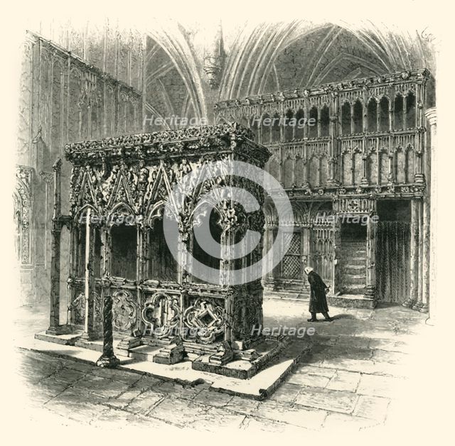 'St. Alban's Shrine', c1870.
