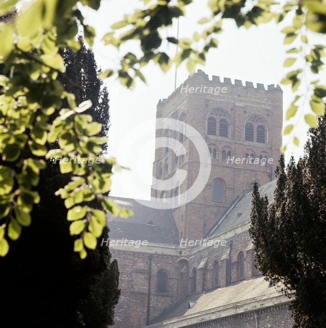 St Albans Abbey, Hertfordshire, 1960s. Artist: John Gay.
