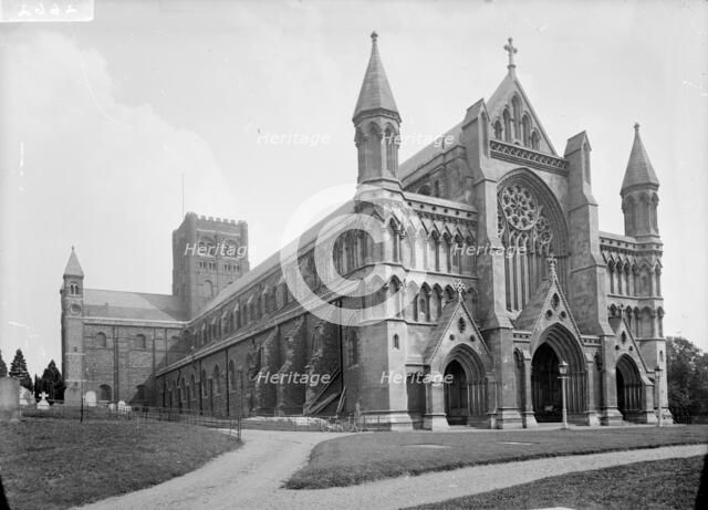 St Albans Cathedral, Hertfordshire. Artist: Unknown