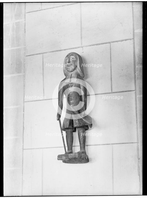 St Albans Cathedral, St Albans, Hertfordshire, July 1958. Creator: Margaret F Harker.