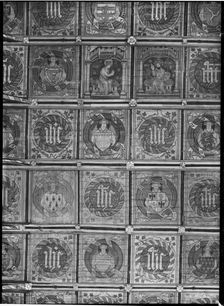 St Albans Cathedral, St Albans, Hertfordshire, July 1958. Creator: Margaret F Harker