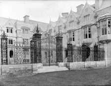 St Albans Quad, Merton College, Oxford, Oxfordshire, 1907. Artist: Henry Taunt