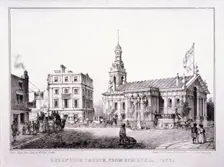 St Alfege, Greenwich, London, c1830. Artist: W Bligh Barker